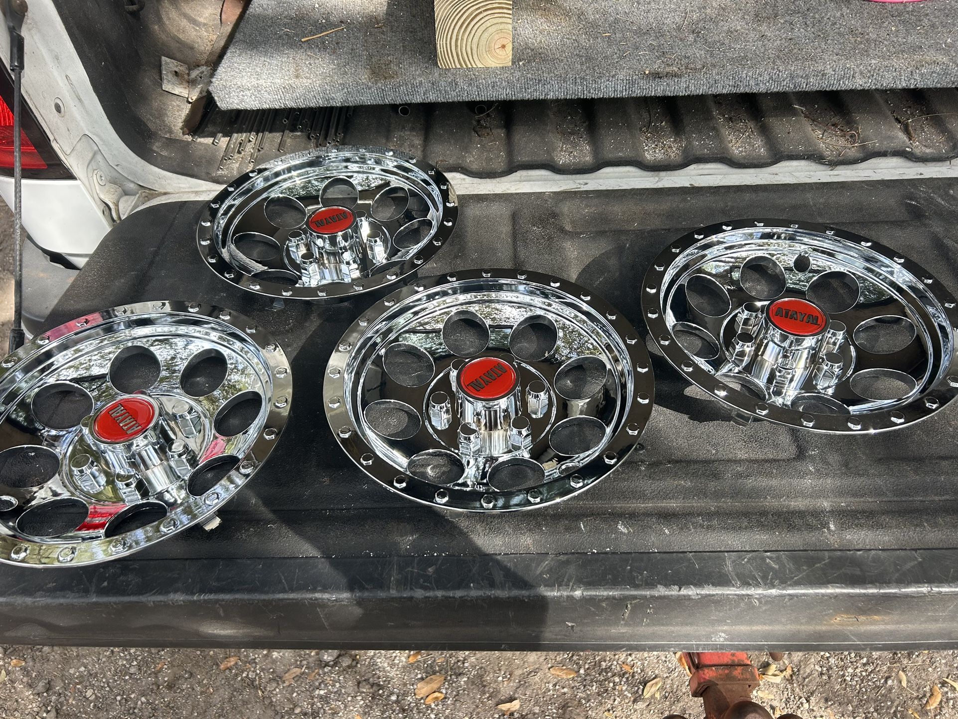 Golf cart hubcaps