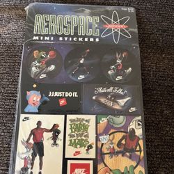 1993 Nike SPACE JAM Complete Mini Sticker Sheet featuring Michael Jordan