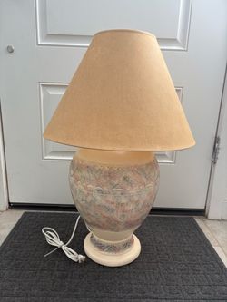 1980’s Vintage Plaster Table Lamp