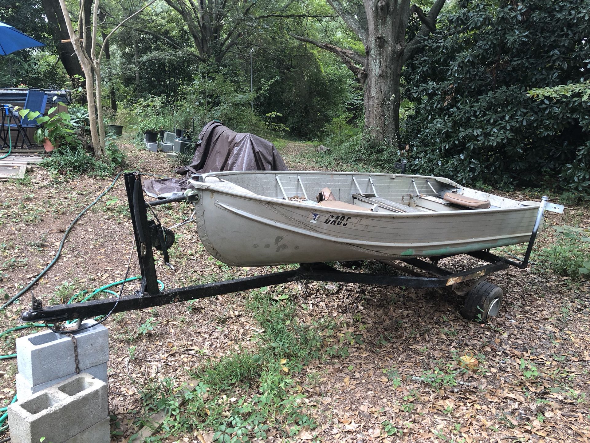 Sears 14’ Boat and Trailer