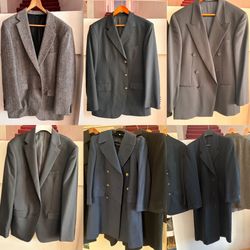 Men’s jackets, blazers, and trench coats