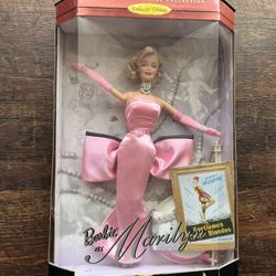 1997 Barbie as Marilyn Monroe Doll Hollywood Legends Gentlemen Prefer Blondes