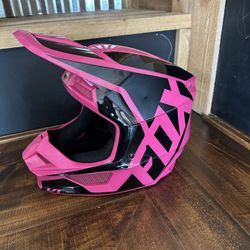 Fox Racing Prix Off-Road Motorcycle Helmet - Pink