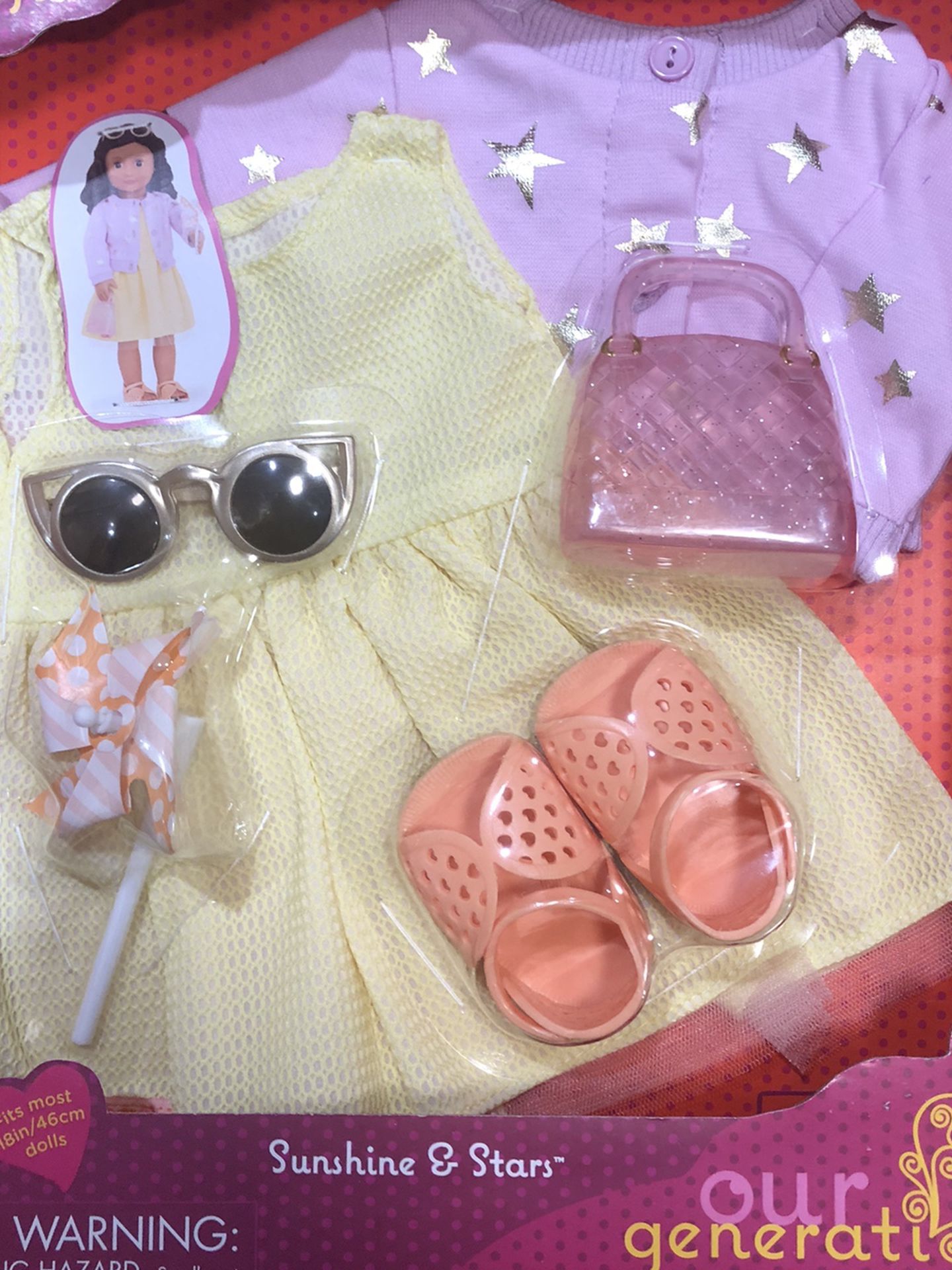 Our Generation Deluxe Outfit Sunshine & Stars—fits American Girl Dolls