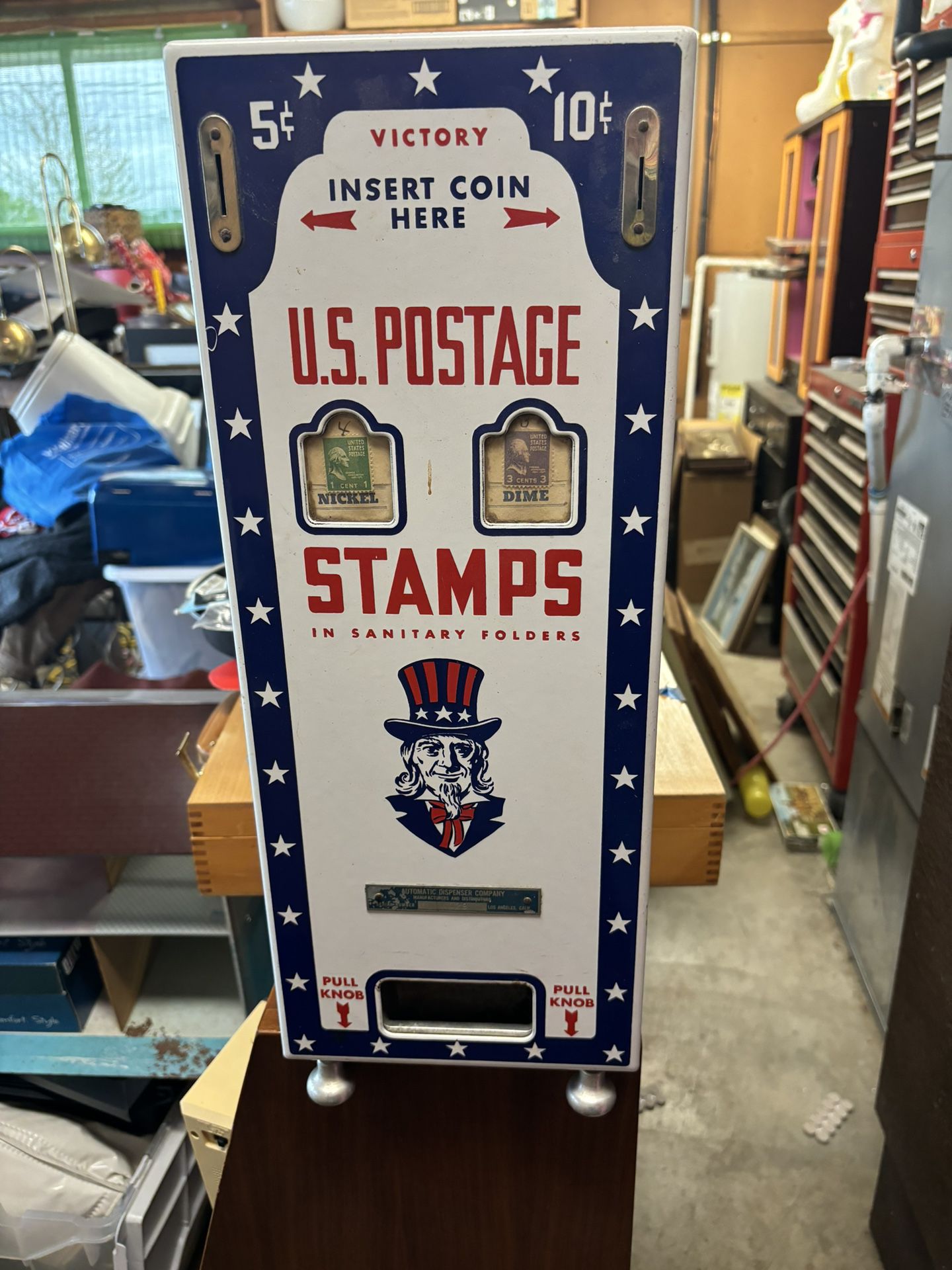 United States Post Office Stamp Machine