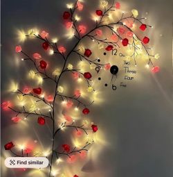 New 96 LED Faux Vine Garland Decorative Lights - USB Powered, Remote Controlled, IP44 Water  Dual-Use for Room Decor, Home Decor Items, Bedroom Mood L