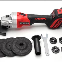 Angle Grinder Cordless for Milwaukee 18V Battery, Angle Grinder with 3 Speed Adj
