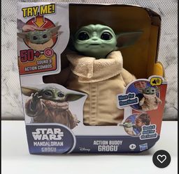 $60 Star Wars Action Buddy Grogu Animatronic 10-Inch Interactive Toy Hasbro New Box