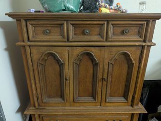 Vintage Solid Wood Dresser