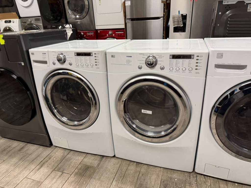 Lg washer and dryer set gas dryer with warranty