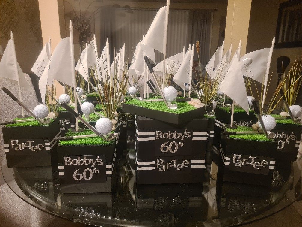 Golf Themed Centerpieces "Par-Tee"