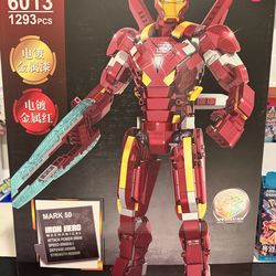 NEW Iron Hero Mechanical Building Brick Figure TL6013