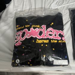 Sp5der Hoodie Pink V2