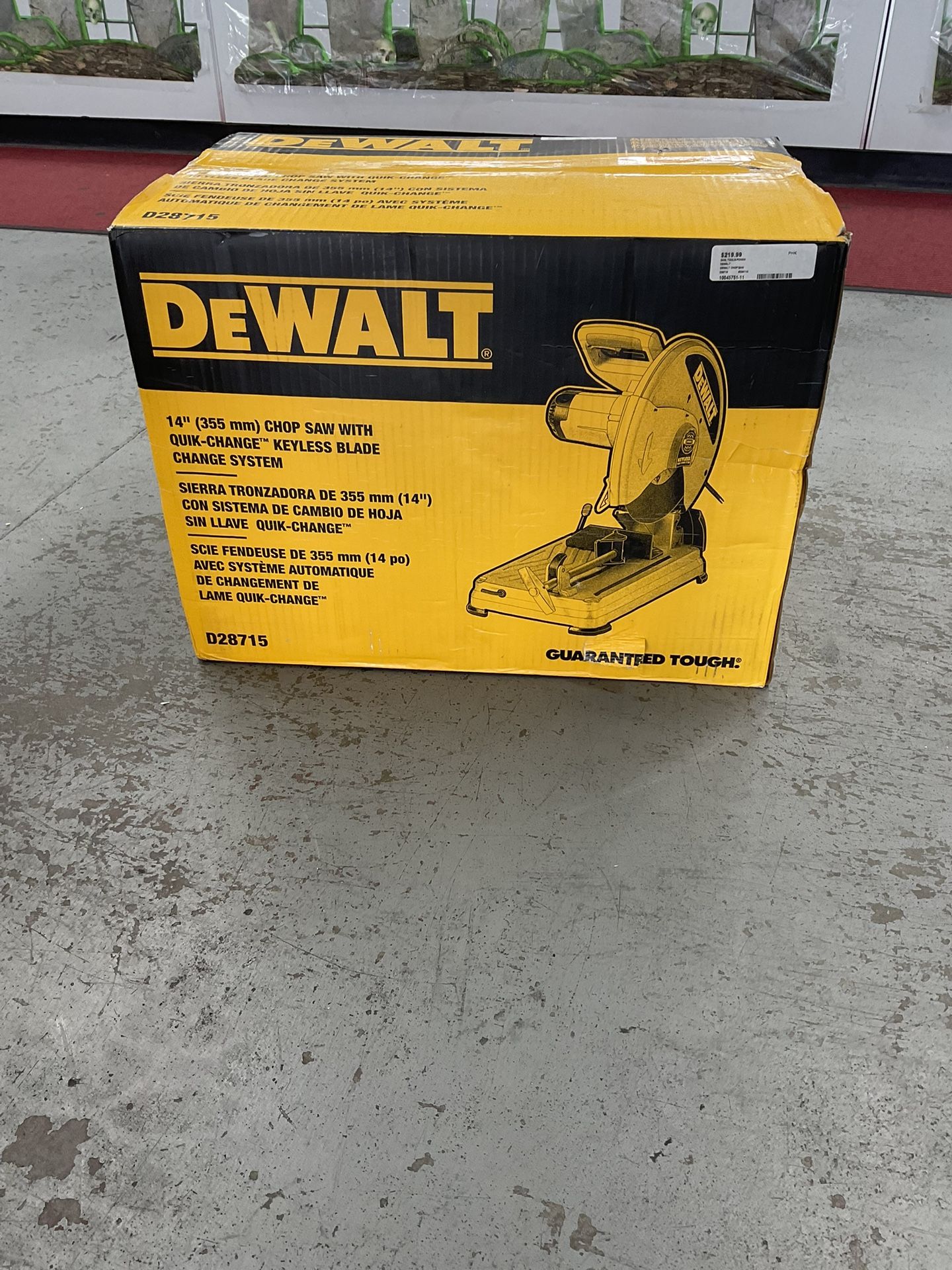 14” Chop Saw With Quick Change