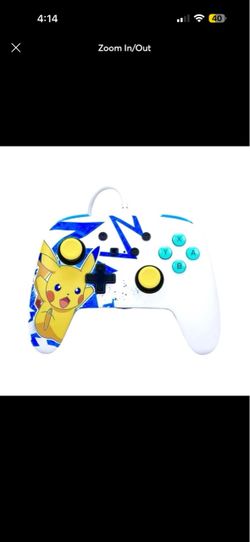 PowerA Enhanced Nintendo Switch Pokemon/Pikachu High Voltage Wired Controller
