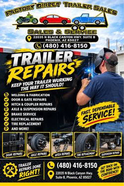 π οΈπ TRAILER REPAIRS AT FACTORY DIRECT TRAILER SALES! π§