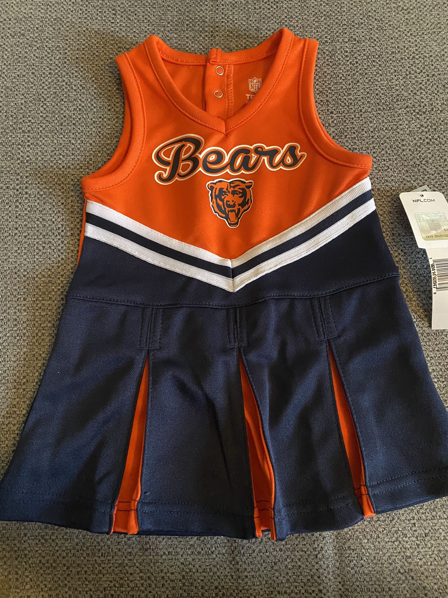 NFL Chicago Bears Cheerleading Dress Infant Size 12 Months