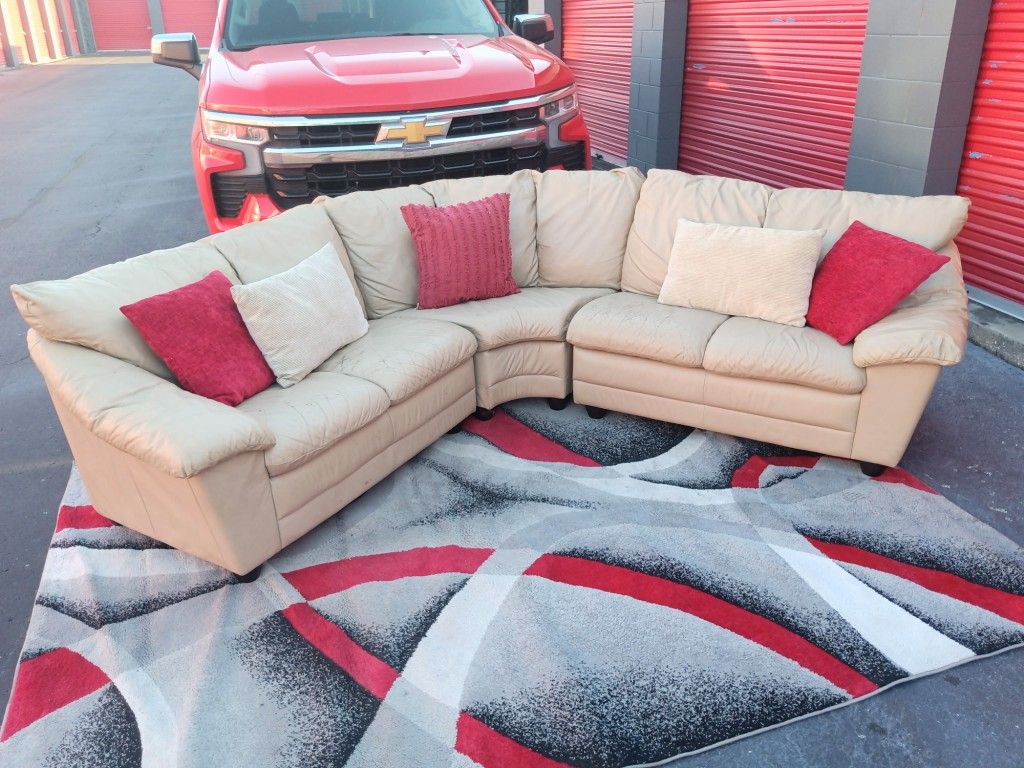 Leather Sectional Couch