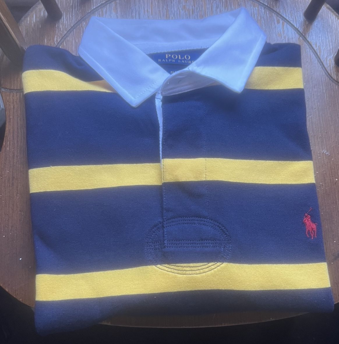 Polo Ralph Lauren Long Sleeve Custom Striped Rugby Shirt