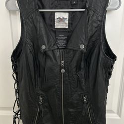 Women’s Harley Davidson Leather Vest