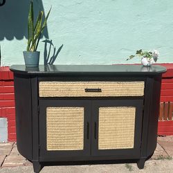 Unique curved buffet cabinet