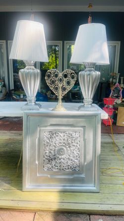 Silver decor lot home item