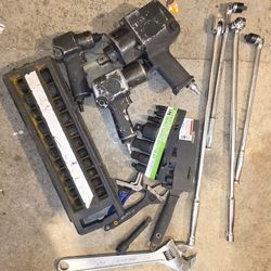 Three impact wrenches