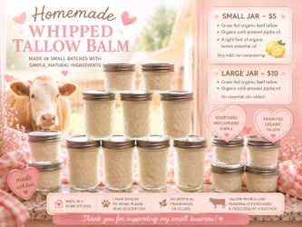 🤍 HOMEMADE WHIPPED TALLOW BALM 🤍