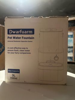 PET water fountain