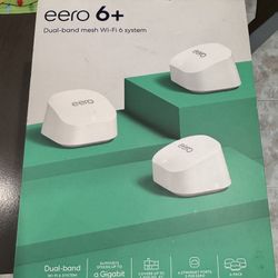 Eero 6+.  Internet Booster (read)