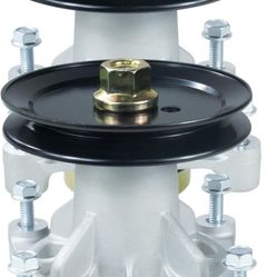 2 Pack 604214 Spindle Assembly with 603987 Spindle Pulley For Hustler 604214
