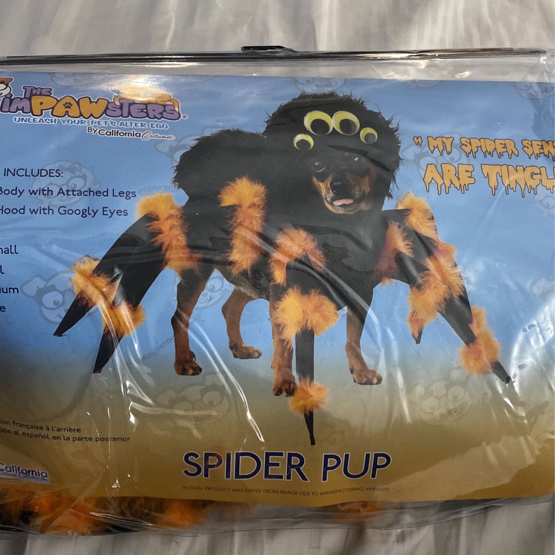 New California Costumes Pet Spider Pup Dog Costume Costume