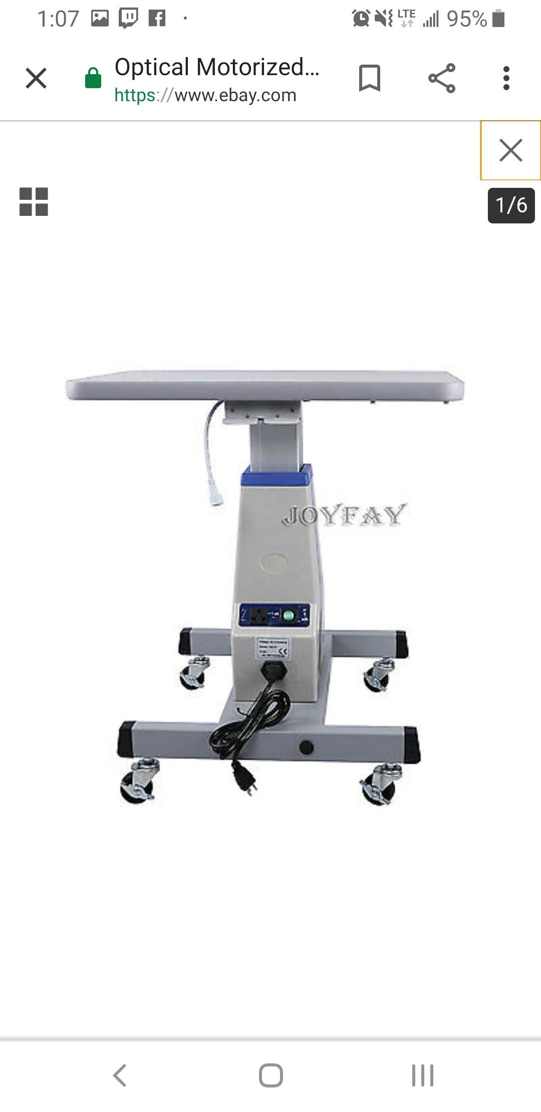 Optical instrument table