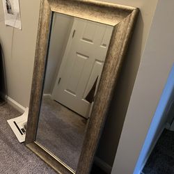 Gold Wide Frame mirror