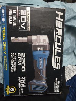 HERCULES™ 20V Brushless Cordless, 16 Gauge Nibbler