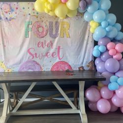 Four Ever Sweet Backdrop Only 