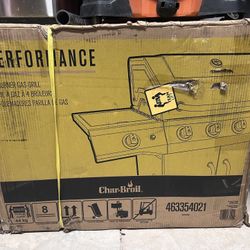 Bbq Grill Char-Broil Performance  4-Burner Gas Grill -brand New Never Assembled (Model 21).  * New in the original box * Never used * Factory packa