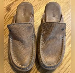 GH Bass & Company Leather platform flat shoes, sz 7.5