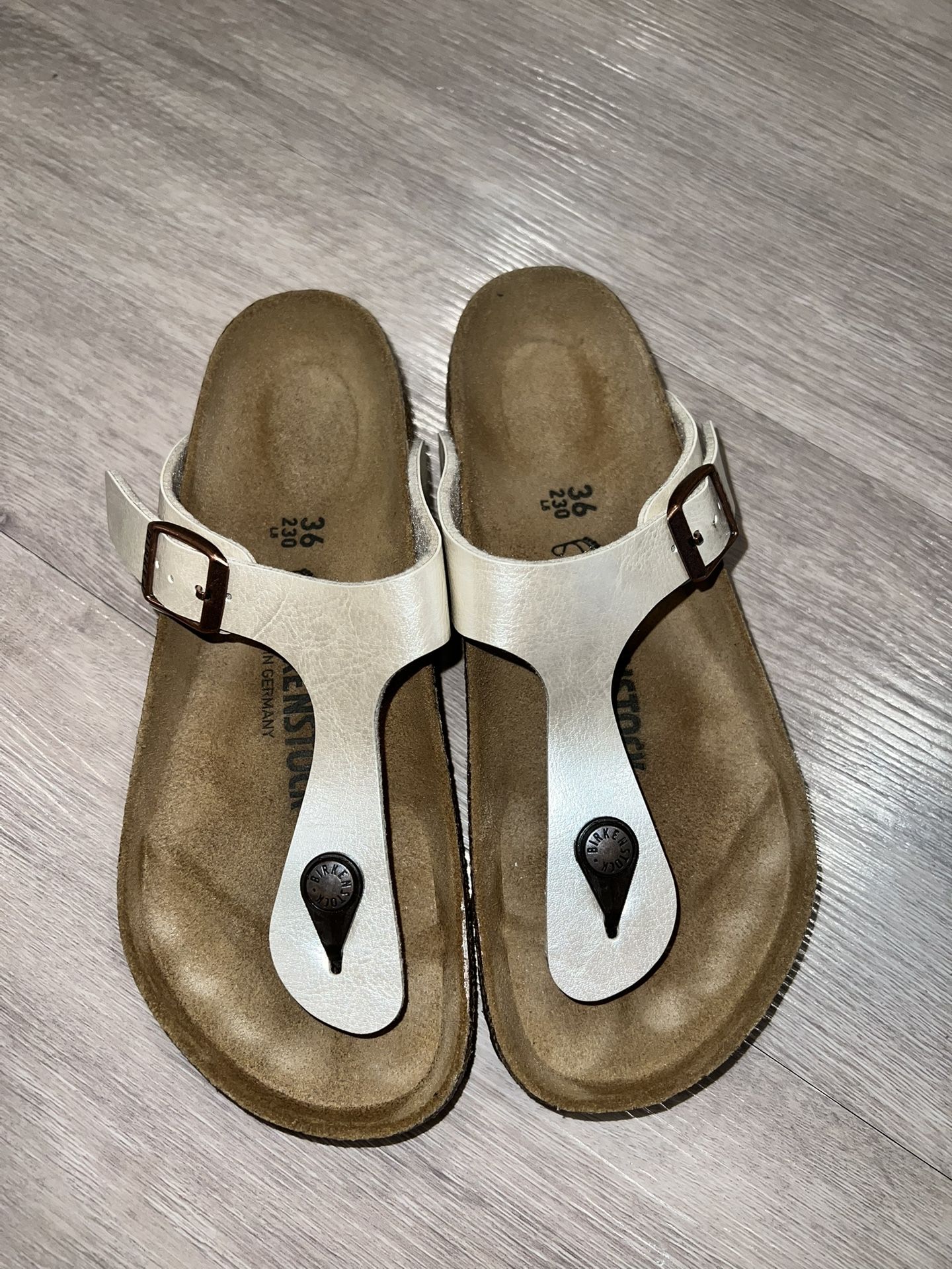 Birkenstock Gizeh Birko Flor Sandals Sz 36