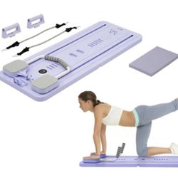 Fitvids 5 in 1 Multi Purpose Pilates Reformer Board Set and Core Trainer, P (SR)