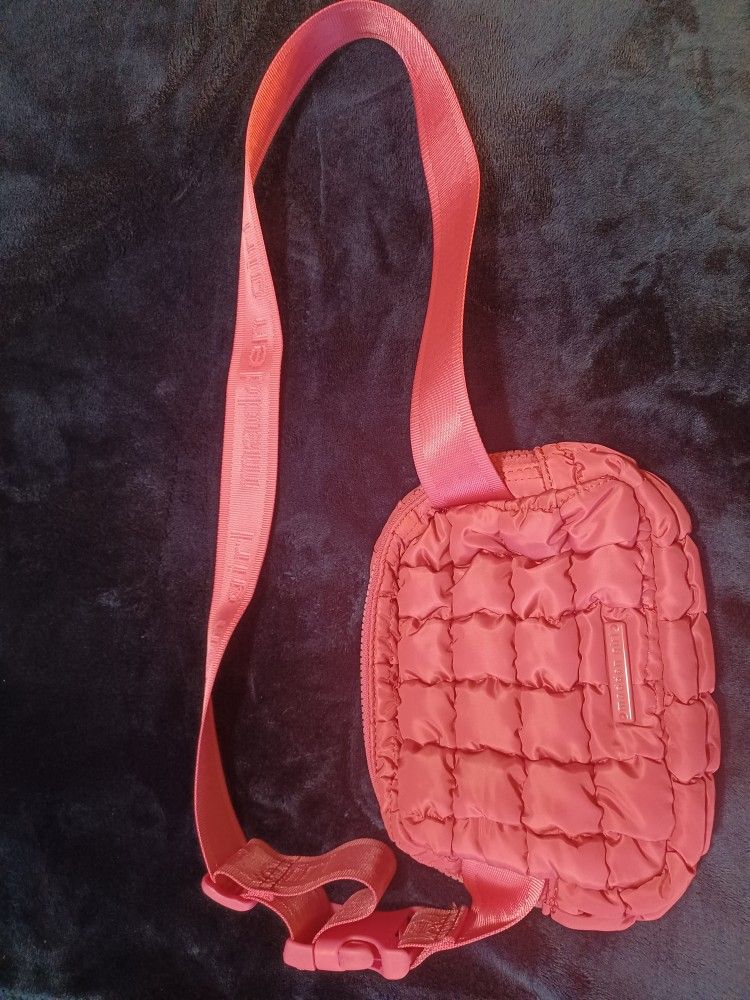 Pink π Madden Girl Quilted Sling Bag