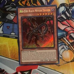 ***MISPRINT*** Red Eyes Black Meteor Dragon Misprint Secret Rare