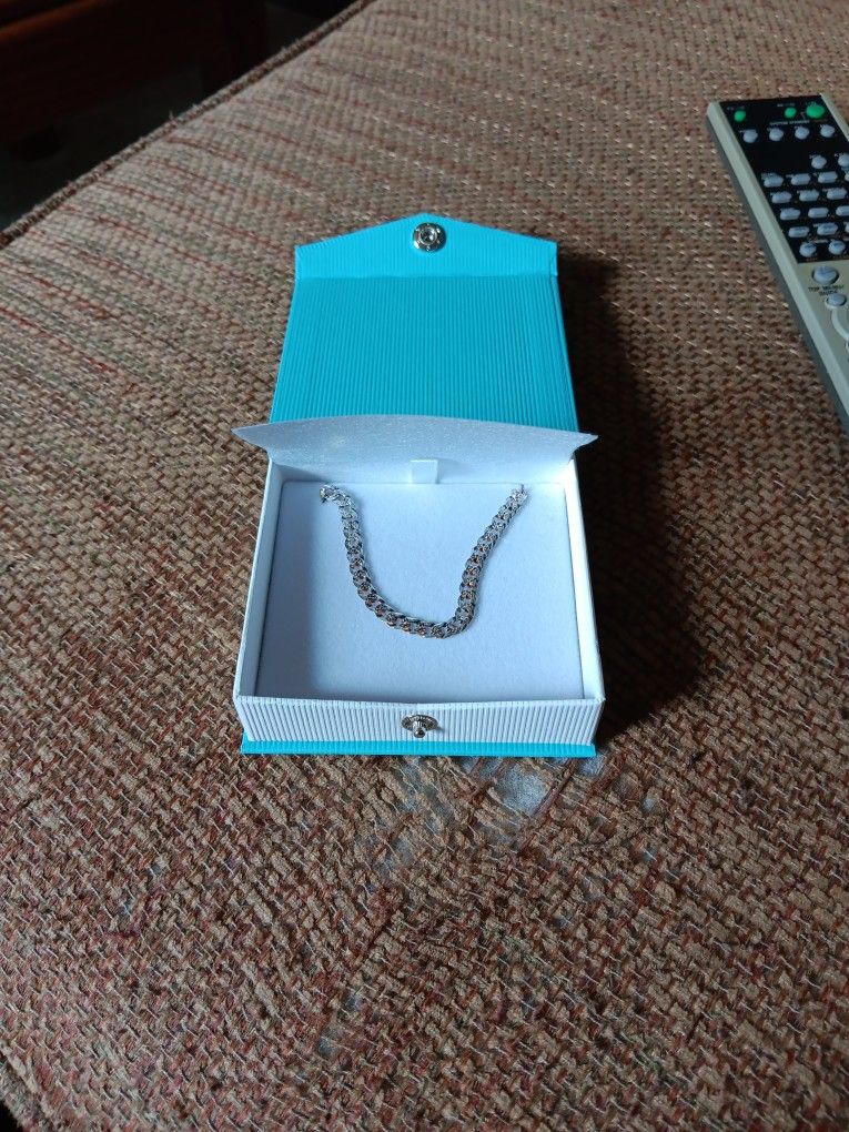 STERLING SILVER BRACELET ( 7")