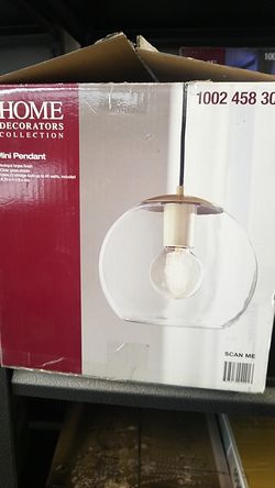 Home decorators mini pendant light