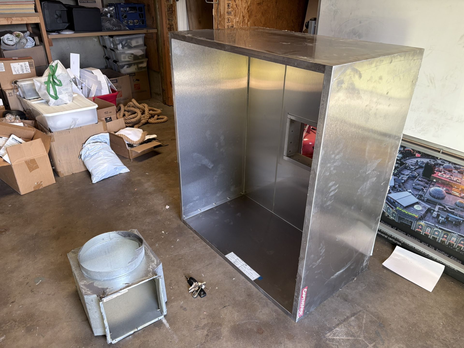 Restaurant Hood - Stainless Steel