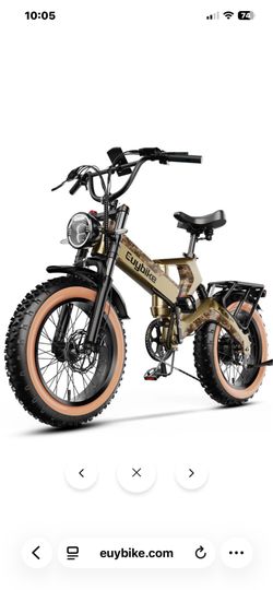 E-bike fat tire 20”