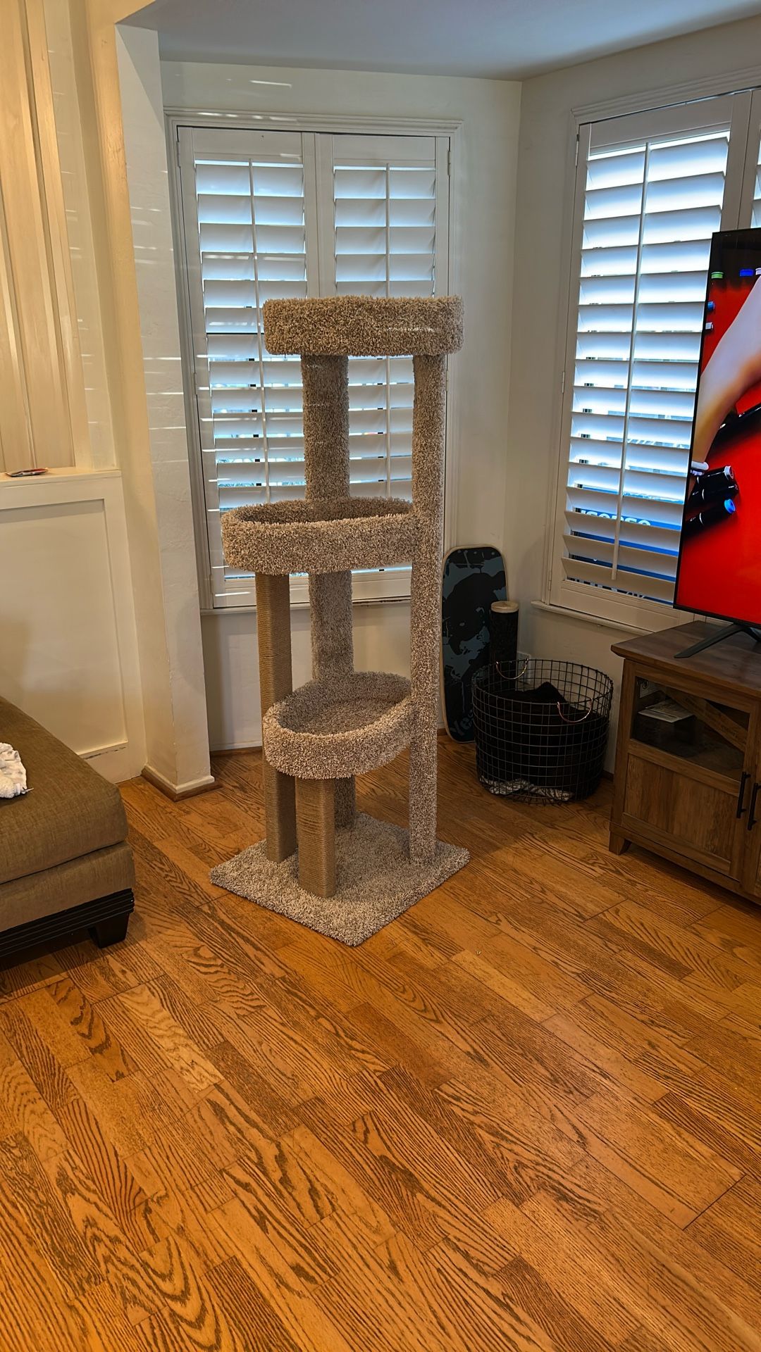 Like New Cat Tree, Three Landings. Only Used Twice.