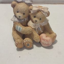 1993 Cherished Teddies Elizabeth and Ashley My Beary Best Friend