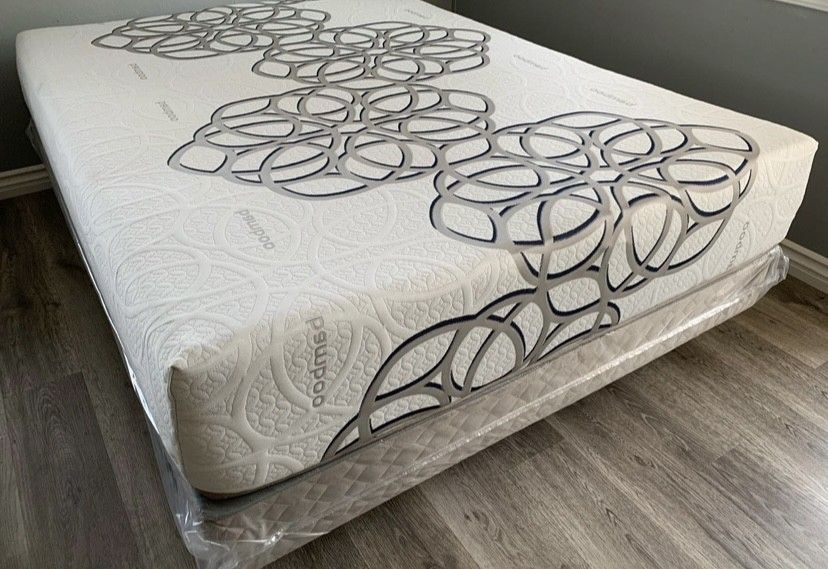 Full Sky Comfort Bamboo Cool Gel Memory Foamm Matres!!