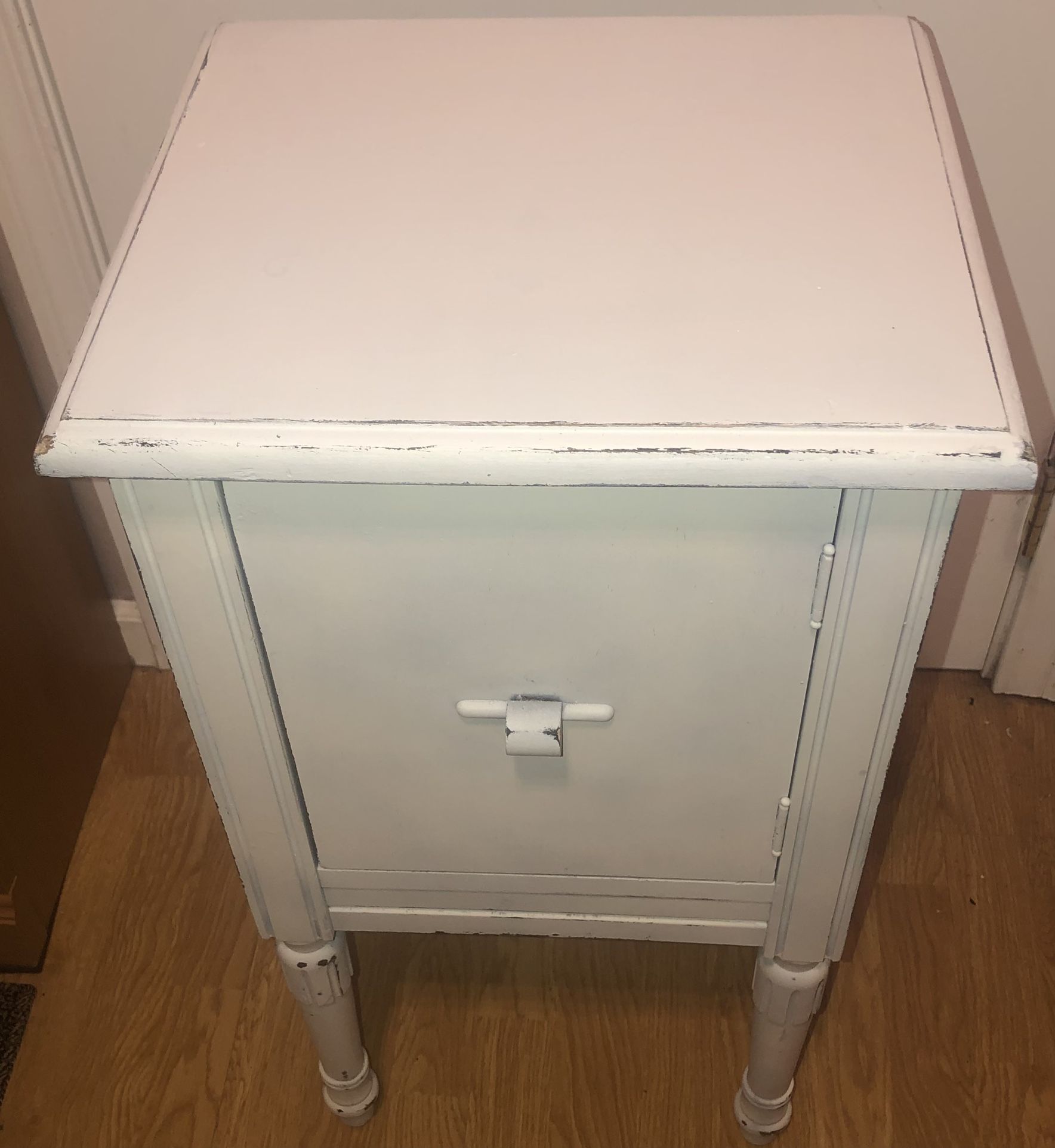 Antique Solid Wood Shabby Cabinet-FEDERAL WAY PICKUP ONLY